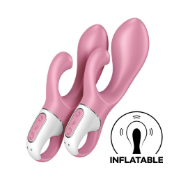 Вібратор-кролик надувний Satisfyer Air Pump Bunny 2 