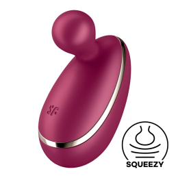Вібратор для зовнішньої стимуляції Satisfyer Spot On 1 Berry, гнучкий відросток 