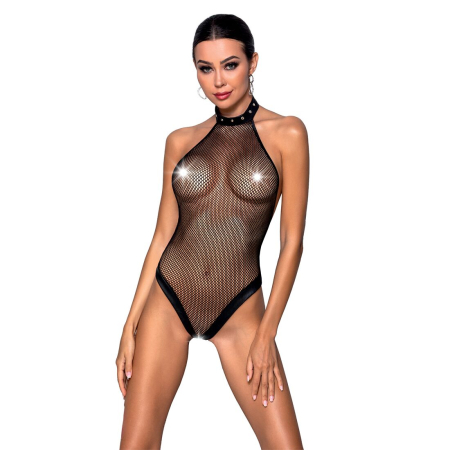 Боді-халтер з відкритим доступом Passion MOONLIGHT BODY L/XL black - фото
