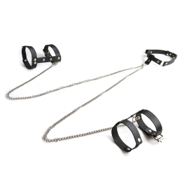 Нашийник та прикраса на руки Art of Sex - Dakota 