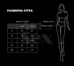 Жіночі трусики Art of Sex - Love Червоні розмір 2XL - - фото №4