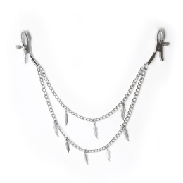 Затискачі з подвійним ланцюжком для сосків Art of Sex – Dream Catcher - фото