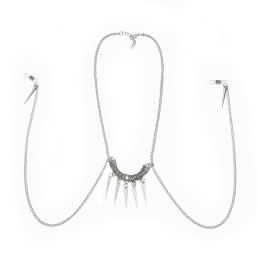 Прикраса з ланцюжками та шипами для сосків Art of Sex – Modesta - фото