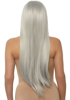 Перука Leg Avenue 33? Long straight center part wig Grey - - фото №2