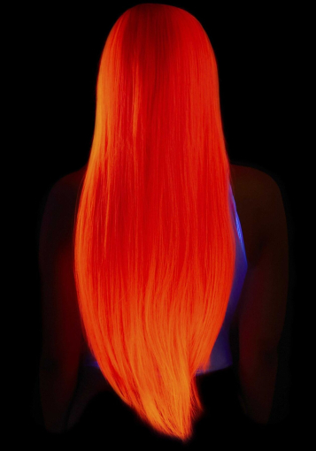 Перука Leg Avenue 33? Long straight center part wig neon pink - фото №4