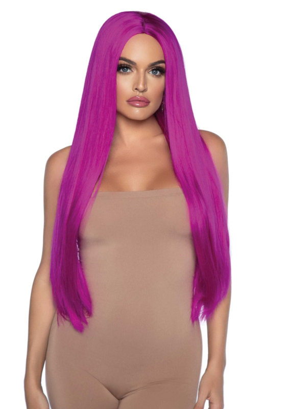 Перука Leg Avenue 33? Long straight center part wig Raspberry - фото