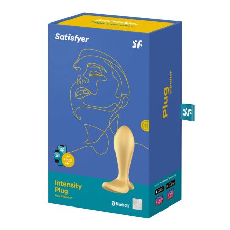 Анальна смарт-пробка з вібрацією Satisfyer Intensity Plug Gold №7