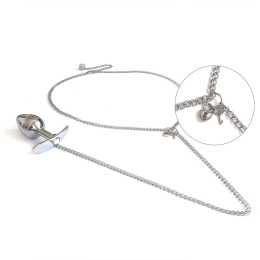 Прикраса на тіло Art of Sex - Long Wear з металевою анальною пробкою М - - фото №3