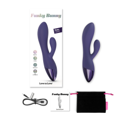 Вібратор-кролик Love To Love FUNKY BUNNY - MIDNIGHT INDIGO - №5