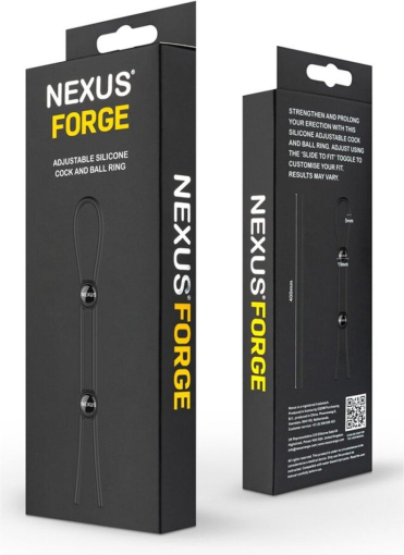 Подвійне ерекційне кільце-ласо Nexus FORGE, діаметр регулюється - фото №6