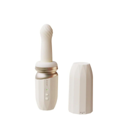 Міні секс-машина KISTOY Tutu на присосці, пульсація, вібрація, підігрів - - фото №3