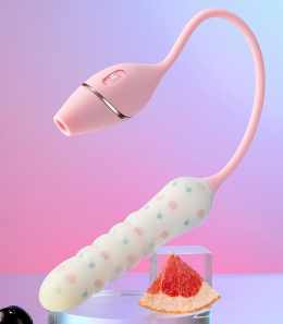 Пульсатор з вакуумним стимулятором KISTOY Cathy Plus на гнучкій зчіпці - - фото №4