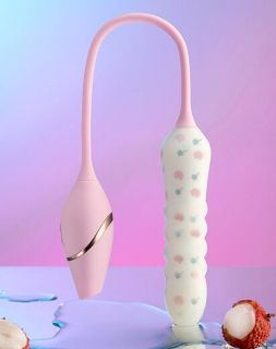 Пульсатор з вакуумним стимулятором KISTOY Cathy Plus на гнучкій зчіпці - - фото №5