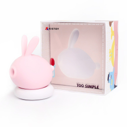 Вакуумний кліторальний стимулятор з вібрацією KISTOY Too Simple Pink - - фото №6