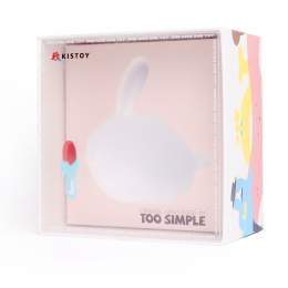 Вакуумний кліторальний стимулятор з вібрацією KISTOY Too Simple White - - фото №3