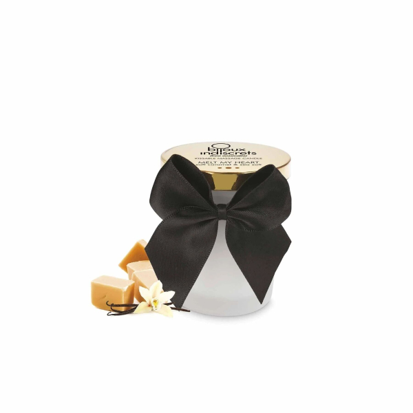 Масажна свічка Bijoux Indiscrets MELT MY HEART Caramel - фото