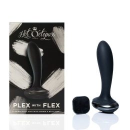 Анальна вібропробка Hot Octopuss PleX with flex, Treble and Bass Technology, 2 мотори, пульт ДК - - фото №14