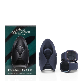 Іграшка для пар Hot Octopuss PULSE DUO LUX, пульсація+вібрація, використання без рук, 2 пульти - - фото №11