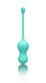 Віброяйце для точки G з пультом керування Romp Cello Light Teal, водонепроникне - - фото №4