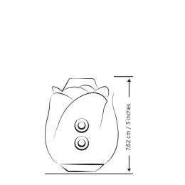 Шикарний вакуумний кліторальний стимулятор Romp Rose Pink, у вигляді троянди - - фото №3