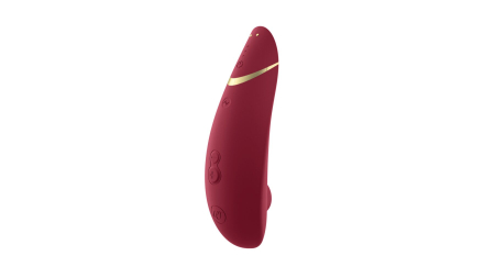 Вакуумний кліторальний стимулятор Womanizer Premium 2 - Bordeaux, функції Autopilot та Smart Silence - фото №3