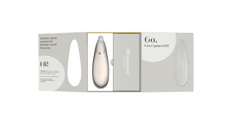 Вакуумний кліторальний стимулятор Womanizer Premium 2 - Grey, функції Autopilot та Smart Silence - фото №7