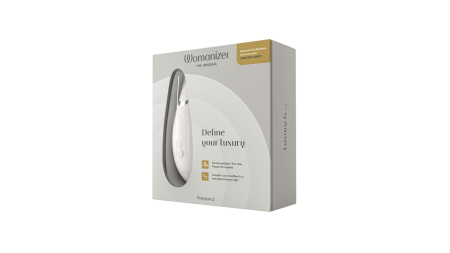 Вакуумний кліторальний стимулятор Womanizer Premium 2 - Grey, функції Autopilot та Smart Silence - фото №8