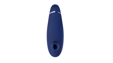 Вакуумний кліторальний стимулятор Womanizer Premium 2 - Blueberry, функції Autopilot та Smart Silence - фото №2