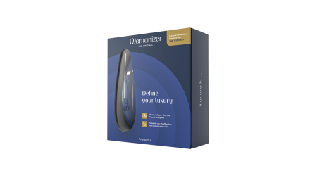 Вакуумний кліторальний стимулятор Womanizer Premium 2 - Blueberry, функції Autopilot та Smart Silence - фото №8