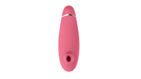 Вакуумний кліторальний стимулятор Womanizer Premium 2 - Raspberry, функції Autopilot та Smart Silenc - фото №2