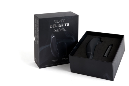 Преміальний подарунковий набір Silver Delights Collection: Womanizer Premium та We-Vibe Tango - фото №6