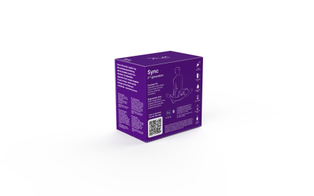 Смарт-вібратор для пар We-Vibe Sync 2 Purple, 10 віброрежимів, пульт ДК - фото №10