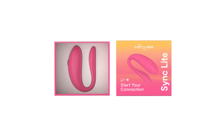Смарт-вібратор для пар We-Vibe Sync Lite Pink, 10 віброрежимів, можна поєднувати з проникним сексом - фото №7