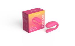 Смарт-вібратор для пар We-Vibe Sync Lite Pink, 10 віброрежимів, можна поєднувати з проникним сексом - - фото №8