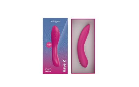 Смарт-вібратор We-Vibe Rave 2 Twisted Pleasure Pink, для точки G та входу в піхву, 2 мотори №7