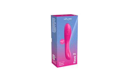 Смарт-вібратор We-Vibe Rave 2 Twisted Pleasure Pink, для точки G та входу в піхву, 2 мотори №8