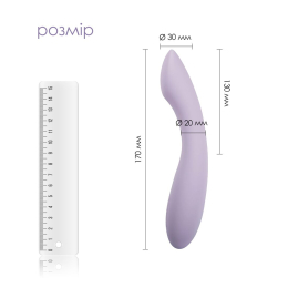 Вібратор для точки G з інтелектуальним режимом Svakom Amy 2 Pastel Lilac - - фото №2
