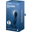 Дилдо Satisfyer Double Ball-R Dark Blue, унісекс, рухомі кульки всередині, на присосці - фото №4