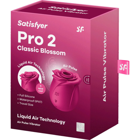 Вакуумний кліторальний стимулятор Satisfyer Pro 2 Classic Blossom, технологія Liquid Air - фото №7