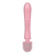 Вібратор-кролик з вібромасажером Satisfyer Triple Lover Pink, 3 мотори - фото №5