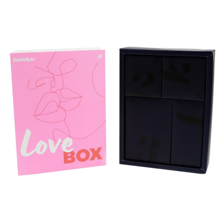 Подарунковий набір Satisfyer Love Box, іграшка для нього та для неї, білизна, мішечок для зберігання 
