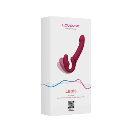 Безремінний смарт-страпон Lovense Lapis vibrating strapless strap-on, 3 мотори - фото №9