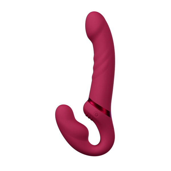 Безремінний смарт-страпон Lovense Lapis vibrating strapless strap-on, 3 мотори - фото