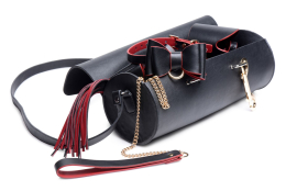 Набір БДСМ з дорожньою сумкою Master Series: Bow — Luxury BDSM Set With Travel Bag, 11 предметів - - фото №2