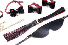 Набір БДСМ з дорожньою сумкою Master Series: Bow — Luxury BDSM Set With Travel Bag, 11 предметів - - фото №6