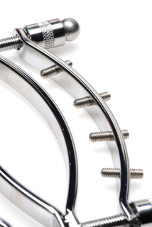 Затискач для вагіни Master Series: Spread 'Em Poker Vagina Clamp with Adjustable Pressure Screws, ши - - фото №4