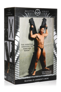 Андріївський хрест Master Series: St. Andrew's Cross, кріпиться на стіну - - фото №7