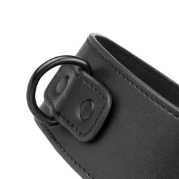 Наручники з нашийником Bedroom Fantasies: Collar & Wrist Cuffs, чорні - - фото №5