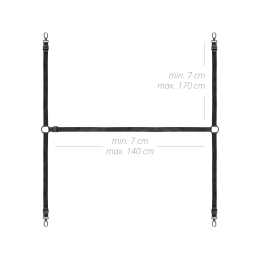 Фіксатор на ліжко з наручниками та поножами Bedroom Fantasies: Under the bed Restraint Bondage Set - - фото №7