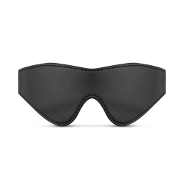 Маска Bedroom Fantasies: Faux Leather Blindfold, чорна - фото